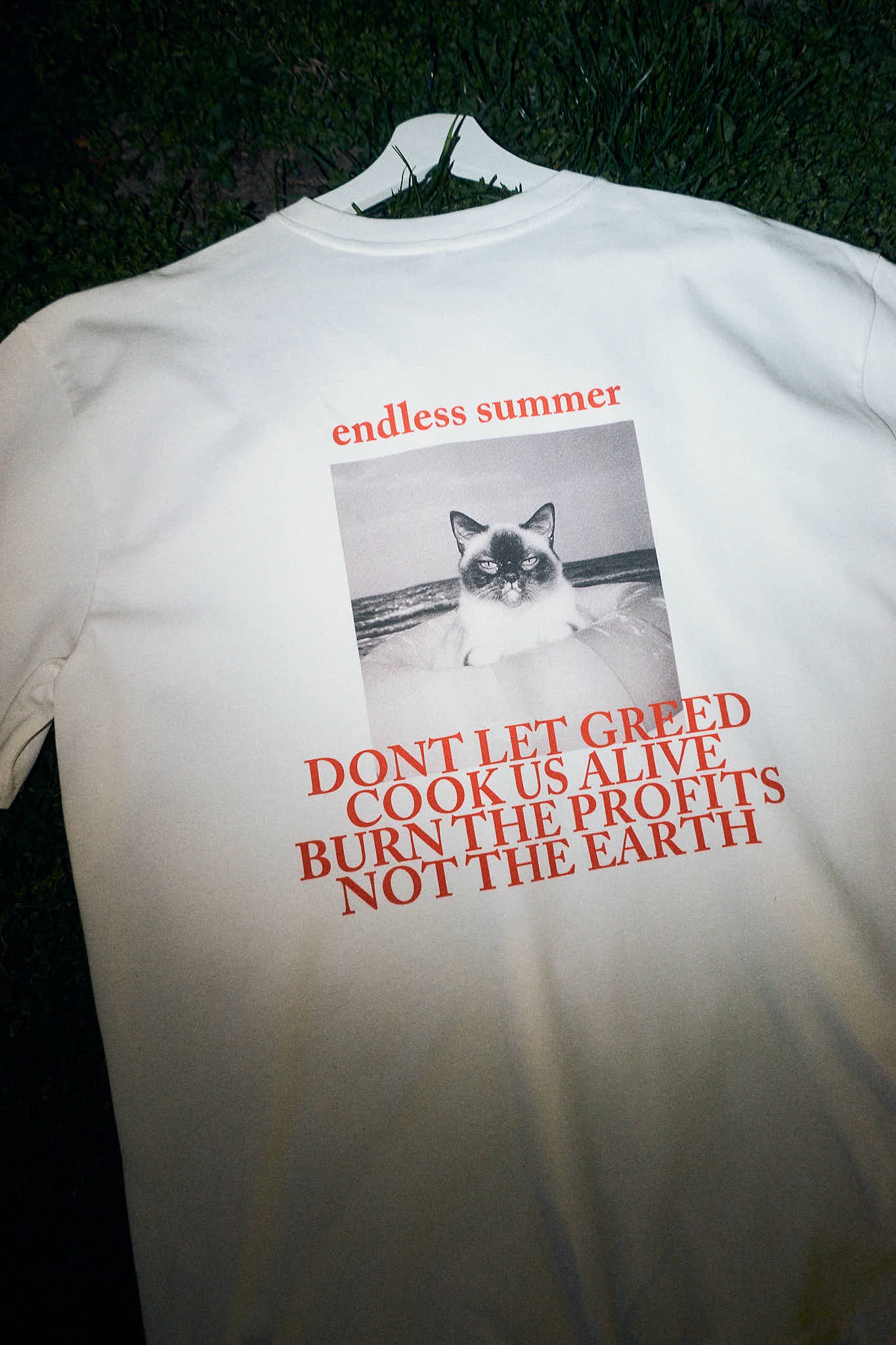 BURN PROFITS, NOT EARTH T-SHIRT