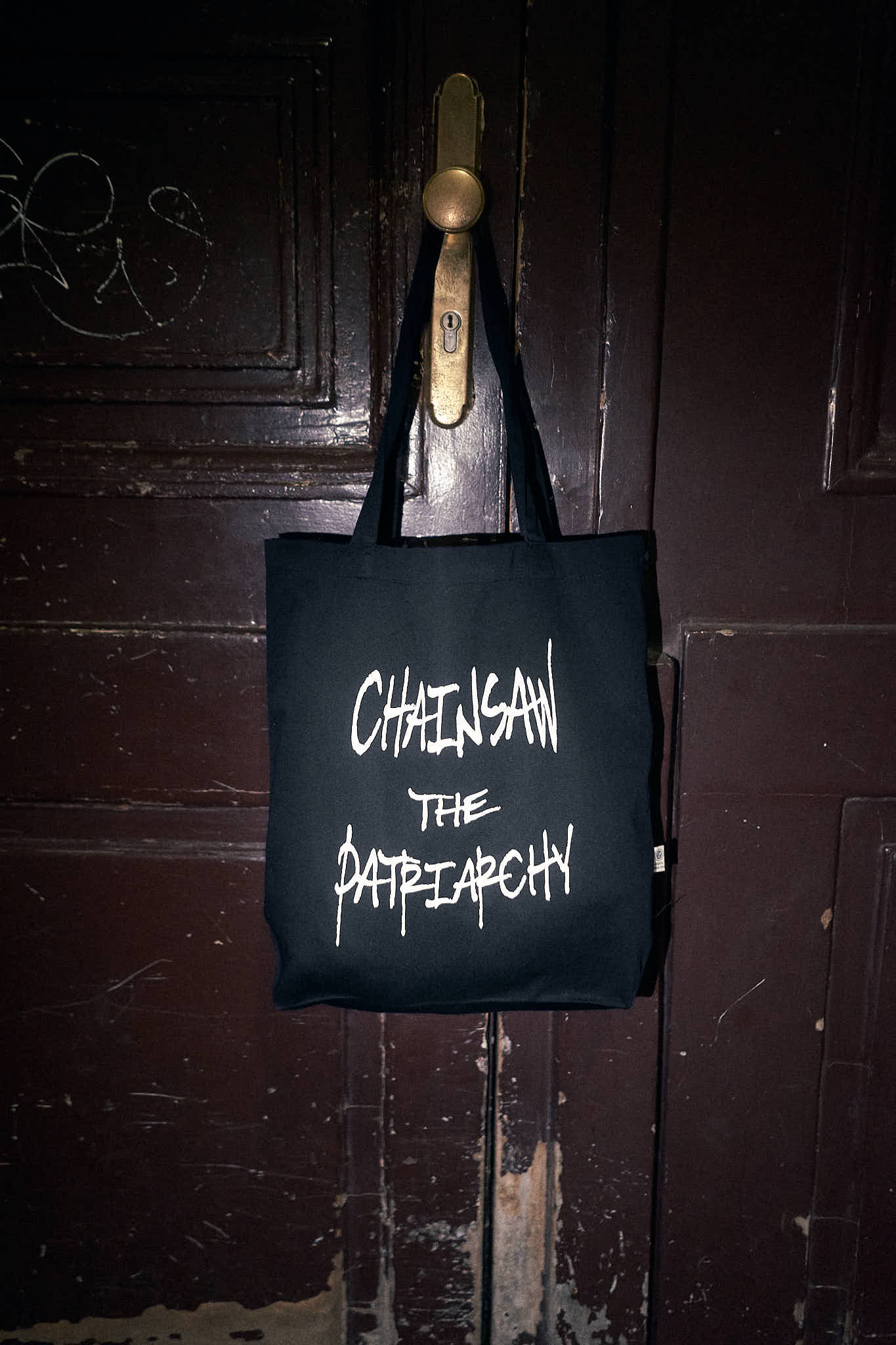 CHAINSAW THE PATRIARCHY BIO-TASCHE