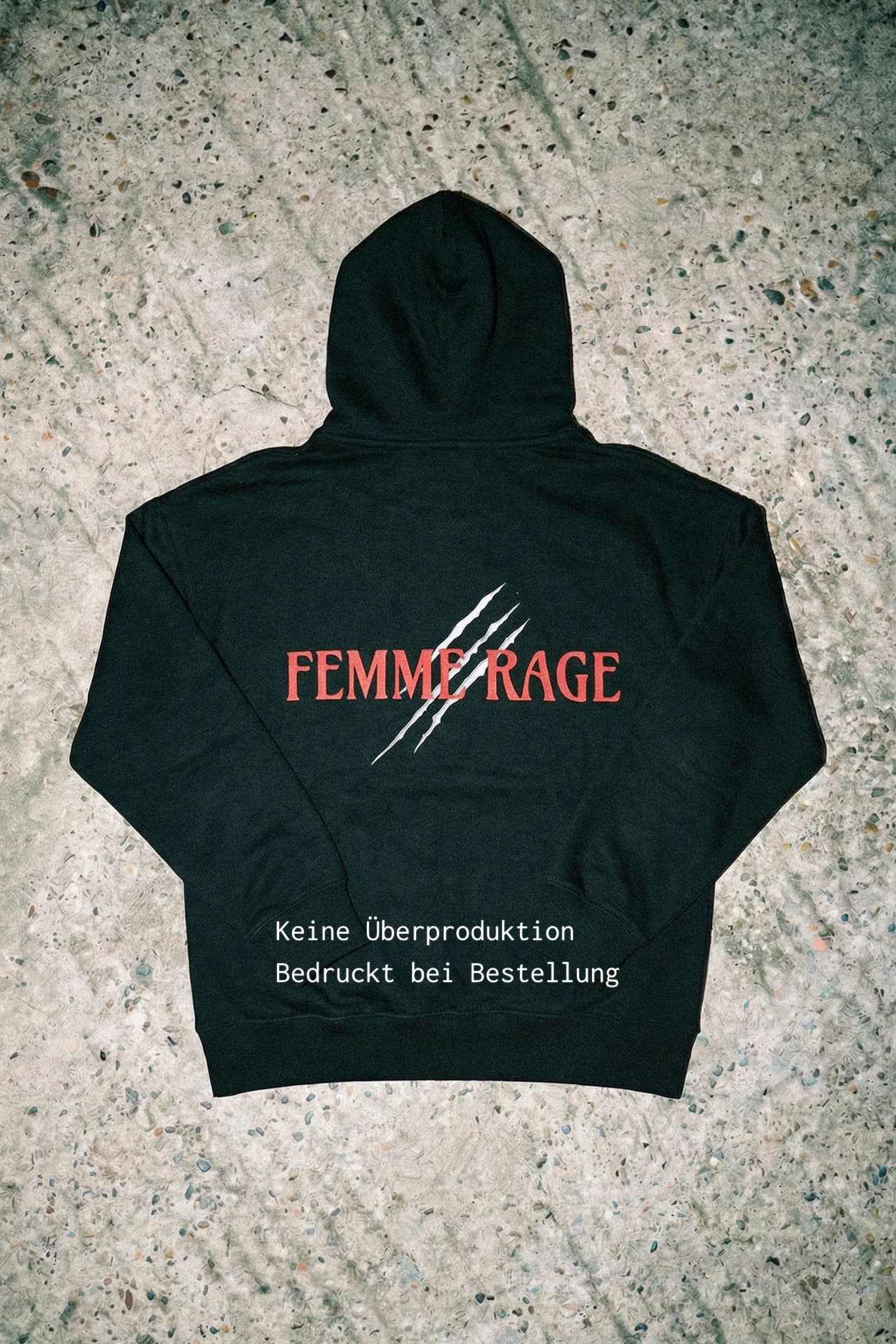 FEMME RAGE HOODIE