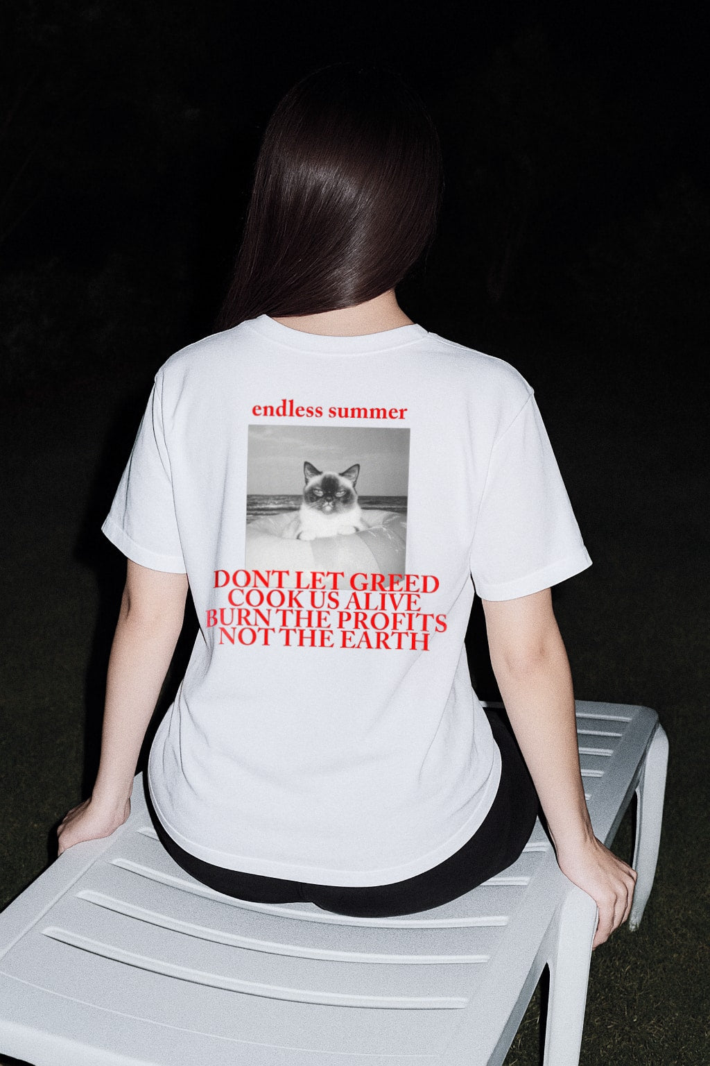 BURN PROFITS, NOT EARTH T-SHIRT