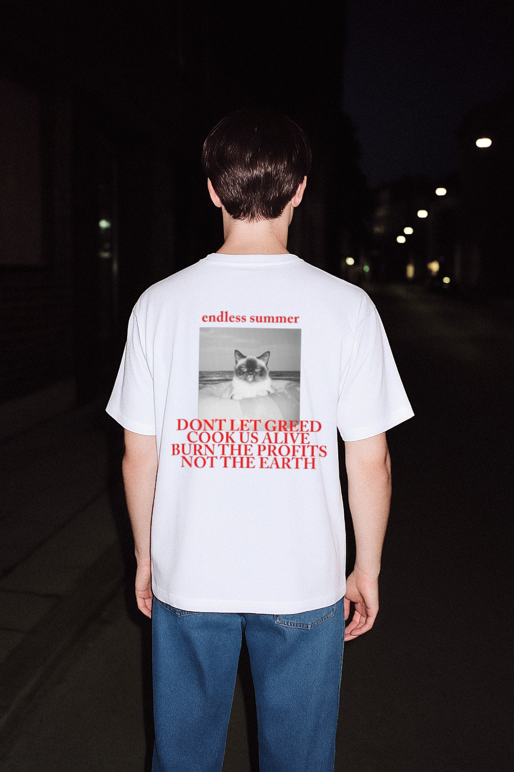 BURN PROFITS, NOT EARTH T-SHIRT